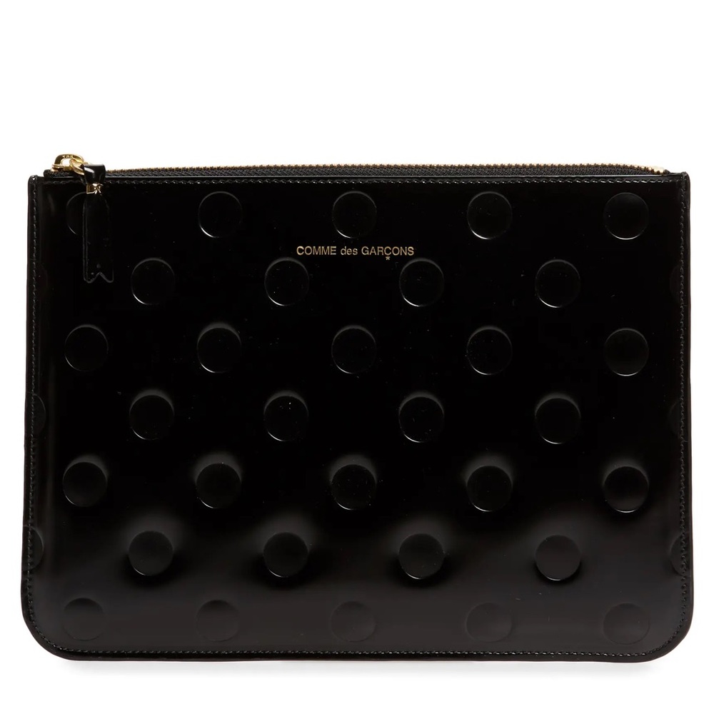 COMME does GARÇONS leather pouch